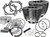 S&S Cycle 07-17 BT 107in Bolt-In Big Bore Kit - Wrinkle Black - 910-0500