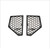 DRT Motorsports Polaris OEM Mirror Mesh Set (Black/Raw)