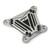 DRT 3 pc Radius Rod Reinforcement Plate - 2020+ Polaris RZR Turbo S - view 4
