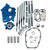 S&S Cycle 2017+ M8 WC Model Cam Chest Kit w/o Cam - Chrm Pushrod Tubes & Chain Tensioner - Incl. VVT