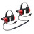 Rugged Radios H80 Track Talk Linkable Intercom Headsets - Bring The Conversation... NASCAR event