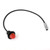 Rugged Radios Hole Mount Push to Talk Cable (PTT) with 12 Straight Cord for Intercoms