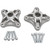 DuraBlue 24 Spline 4/115 Rear Wheel Hubs - Yamaha