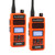 Rugged Radios GMR5-X - 5W GMRS Handheld Radio - Waterproof w/ XL Battery - 2 Pack - Orange - view 3