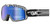 100-Percent Barstow Death Spray Goggle - Blue Mirror Lens