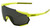 100-Percent Racetrap Soft Tact Banana Sunglasses - Black Mirror Lens
