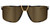 100-Percent Eastcraft Soft Tact Black Sunglasses - Soft Gold Mirror Lens