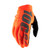 100-Percent Small Brisker Gloves - Fluo Orange & Black