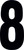 #8 7" BLACK EXTREME DIGITS 3/PK