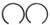 PISTON CIRCLIPS FOR VERTEX PISTONS ONLY | 175-72068K