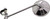 ROUND CLAMP-ON MIRROR SILVER 4"