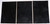 UNIVERSAL NUMBER PLATE BLACK 3/PK