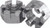 AXLE 18MM END NUT EA