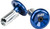 ALUMINUM BAR END PLUGS BLUE