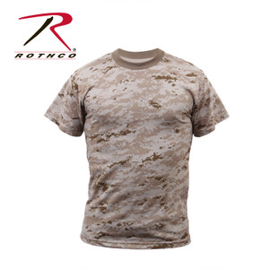 Rothco Digital Camo T-Shirt Desert Digital Camo Size 2XL