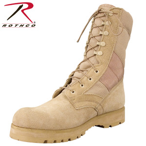 Rothco G.I. Type Sierra Sole Tactical Boots - 8 Inch Desert Tan 8 5257 Rothco G.I. Type Sierra Sole Tactical Boots - 8 Inch Desert Tan 8 5257