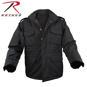 Rothco Soft Shell Tactical M-65 Field Jacket Black Size M Rothco Soft Shell Tactical M-65 Field Jacket Black Size M
