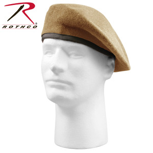 Rothco G.I. Type Inspection Ready Beret Tan Size 7 1/2 Rothco G.I. Type Inspection Ready Beret Tan Size 7 1/2
