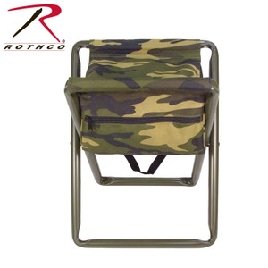 Rothco Deluxe Stool With Pouch Woodland Camo Rothco Deluxe Stool With Pouch Woodland Camo