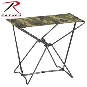 Rothco Folding Camp Stool Woodland Camo Rothco Folding Camp Stool Woodland Camo