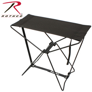 Rothco Folding Camp Stool Black Rothco Folding Camp Stool Black