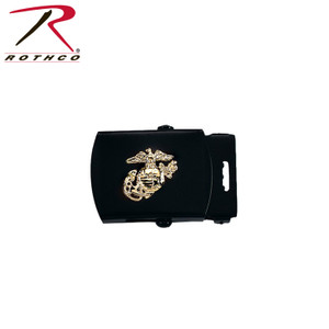 Rothco Web Belt Buckles With USMC Emblem Black Rothco Web Belt Buckles With USMC Emblem Black