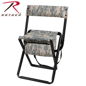 Rothco Deluxe Folding Stool With Pouch ACU Digital Camo Rothco Deluxe Folding Stool With Pouch ACU Digital Camo
