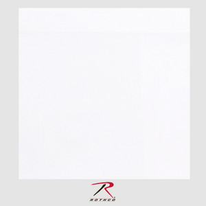 Rothco Solid Large Bandana White Size One Size Rothco Solid Large Bandana White Size One Size