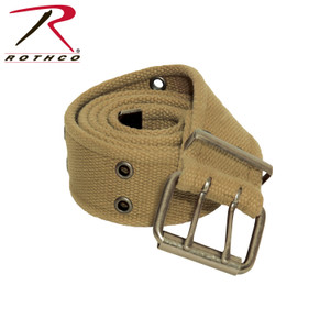 Rothco Vintage Double Prong Buckle Belt Khaki Size L Rothco Vintage Double Prong Buckle Belt Khaki Size L