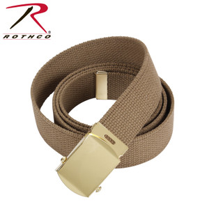 Rothco Web Belts - 54 Inches Long Coyote Brown Rothco Web Belts - 54 Inches Long Coyote Brown