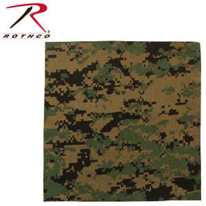 Rothco Digital Camo Bandana Woodland Digital Camo Rothco Digital Camo Bandana Woodland Digital Camo