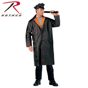Rothco Reversible Reflective Rain Parka Black / Orange Size 2XL Rothco Reversible Reflective Rain Parka Black / Orange Size 2XL