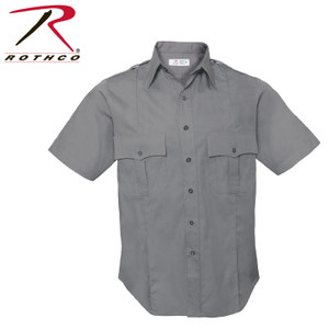 Rothco Short Sleeve Uniform Shirt  Grey Size L