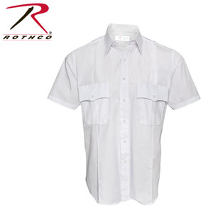 Rothco Short Sleeve Uniform Shirt  White Size 2XL