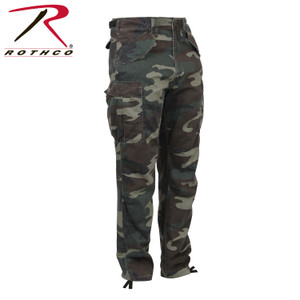 Rothco Vintage M-65 Field Pants Woodland Camo Size L Rothco Vintage M-65 Field Pants Woodland Camo Size L