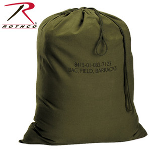 Rothco G.I. Type Canvas Barracks Bag Olive Drab Size 18" x 27" Rothco G.I. Type Canvas Barracks Bag Olive Drab Size 18" x 27"