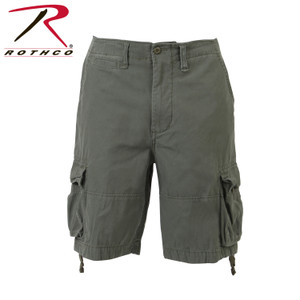 Rothco Vintage Infantry Utility Shorts Olive Drab Size S Rothco Vintage Infantry Utility Shorts Olive Drab Size S