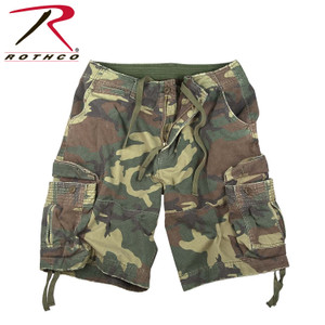 Rothco Vintage Camo Utility Shorts Woodland Camo Size XL Rothco Vintage Camo Utility Shorts Woodland Camo Size XL