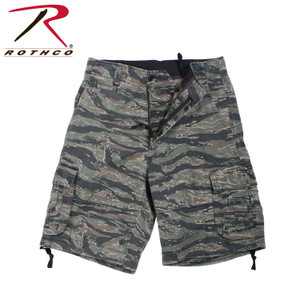 Rothco Vintage Camo Utility Shorts Tiger Stripe Camo Size S Rothco Vintage Camo Utility Shorts Tiger Stripe Camo Size S