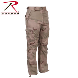 Rothco Vintage Camo Paratrooper Fatigue Pants Tri-Color Desert Camo Size M Rothco Vintage Camo Paratrooper Fatigue Pants Tri-Color Desert Camo Size M