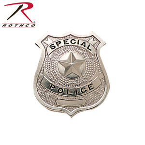 Rothco Special Police Badge Silver Rothco Special Police Badge Silver