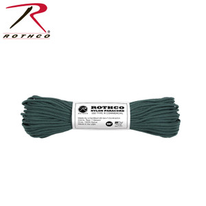 Rothco Nylon Paracord Type III 550 LB Hunter Green Size 100' Rothco Nylon Paracord Type III 550 LB Hunter Green Size 100'