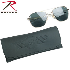 AO Eyewear 55MM Polarized Pilot Sunglasses Gold