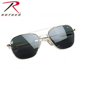 AO Eyewear 52 MM Polarized Pilots Sunglasses Gold AO Eyewear 52 MM Polarized Pilots Sunglasses Gold