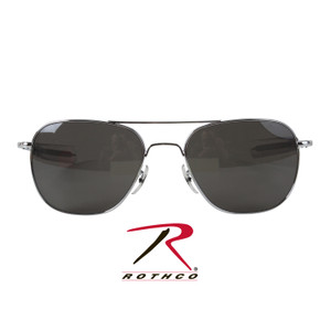 AO Eyewear Original Pilots Sunglasses Chrome Size 52 MM AO Eyewear Original Pilots Sunglasses Chrome Size 52 MM
