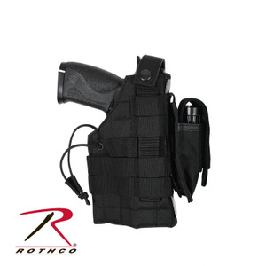Rothco MOLLE Modular Ambidextrous Holster Black Rothco MOLLE Modular Ambidextrous Holster Black