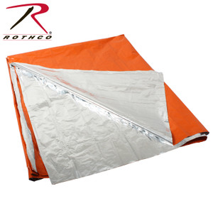 Rothco Polarshield Survival Blanket Safety Orange Rothco Polarshield Survival Blanket Safety Orange