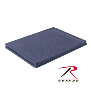 Rothco Wool Blanket Navy Blue Size 62" x 80" Rothco Wool Blanket Navy Blue Size 62" x 80"