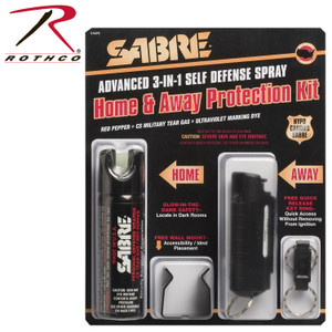 Sabre 3-In-1 Home & Away Defense Spray Kit Sabre 3-In-1 Home & Away Defense Spray Kit