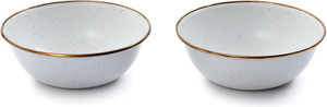 Enamel Bowl Set Eggshell Enamel Bowl Set Eggshell